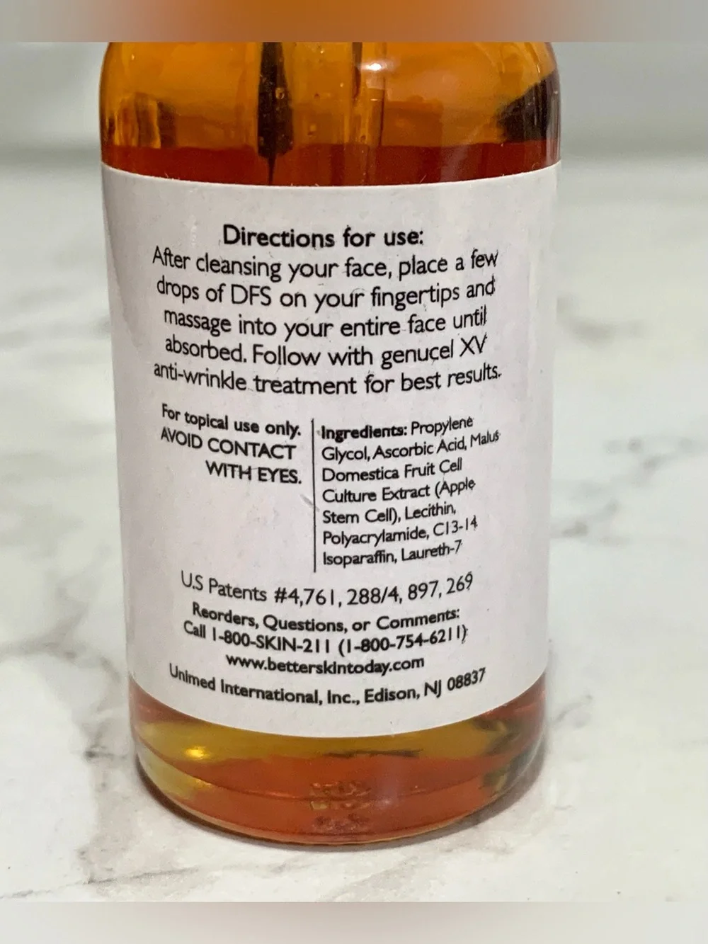 (red label) Chamonix Genucel DFS w/ Stem Cell Technology Deep Firming Serum 1 oz